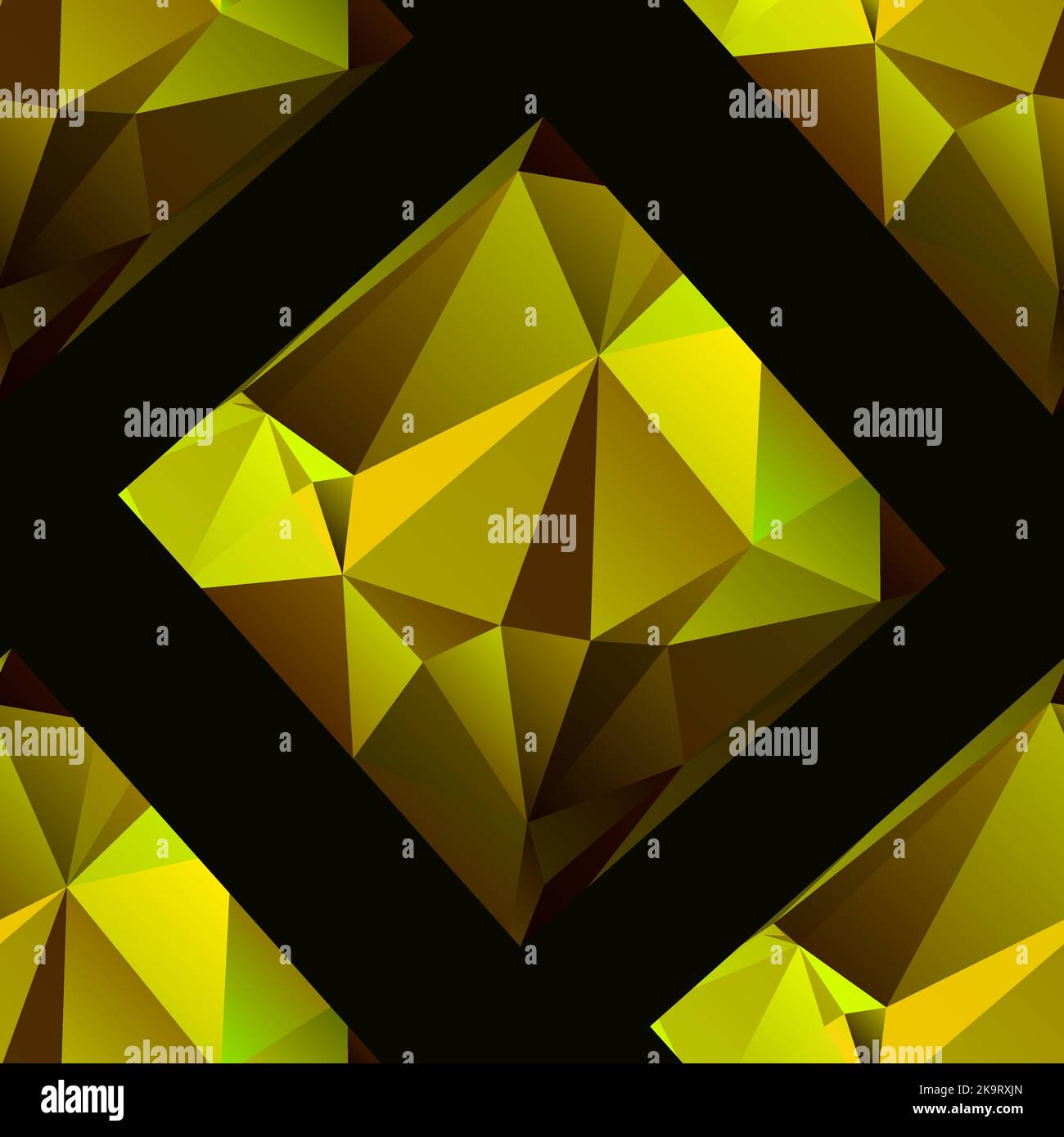 Abstract seamless vector background with triangular polygons Stock Vector
