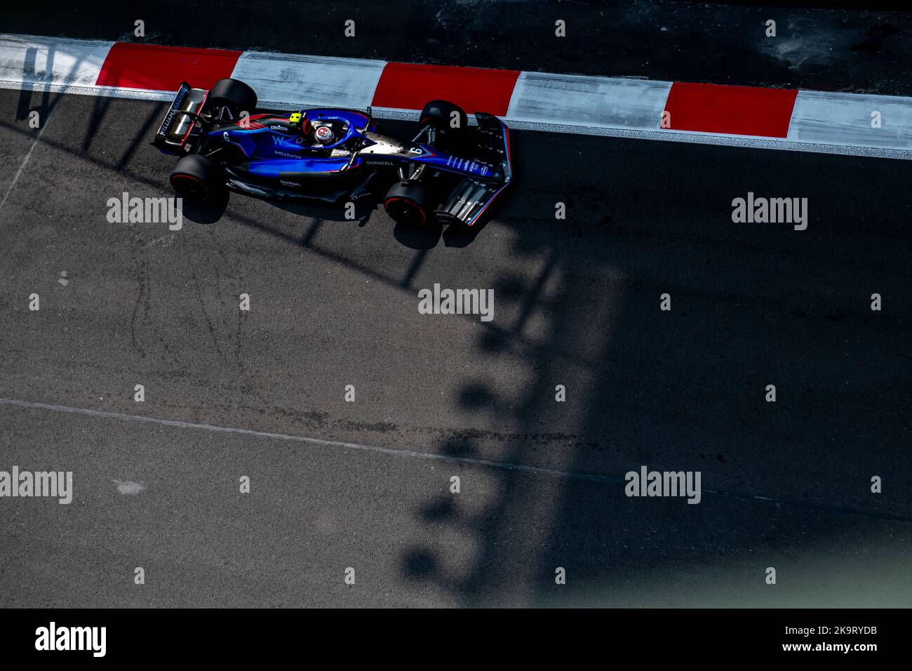 Mexico City, Mexico, 30th Oct 2022, Nicholas Latifi, from Canada competes for Williams Racing. Qualifying, round 20 of the 2022 Formula 1 championship. Credit: Michael Potts/Alamy Live News Stock Photo