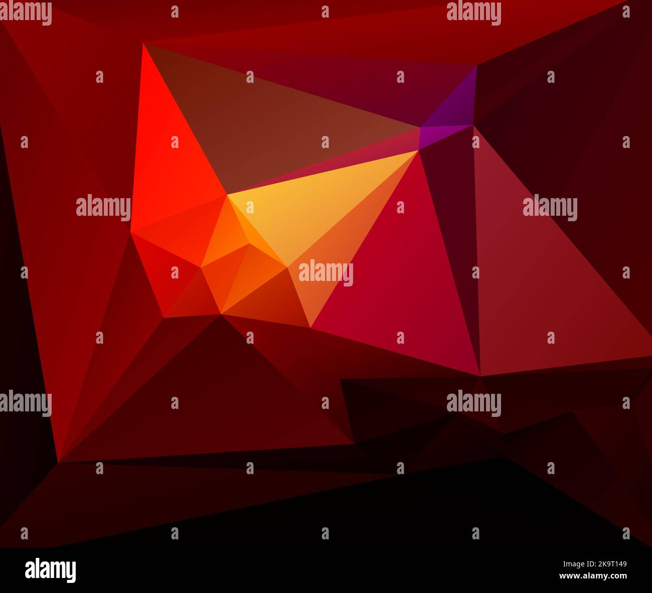 Abstract decorative vector background with triangular polygons Stock ...