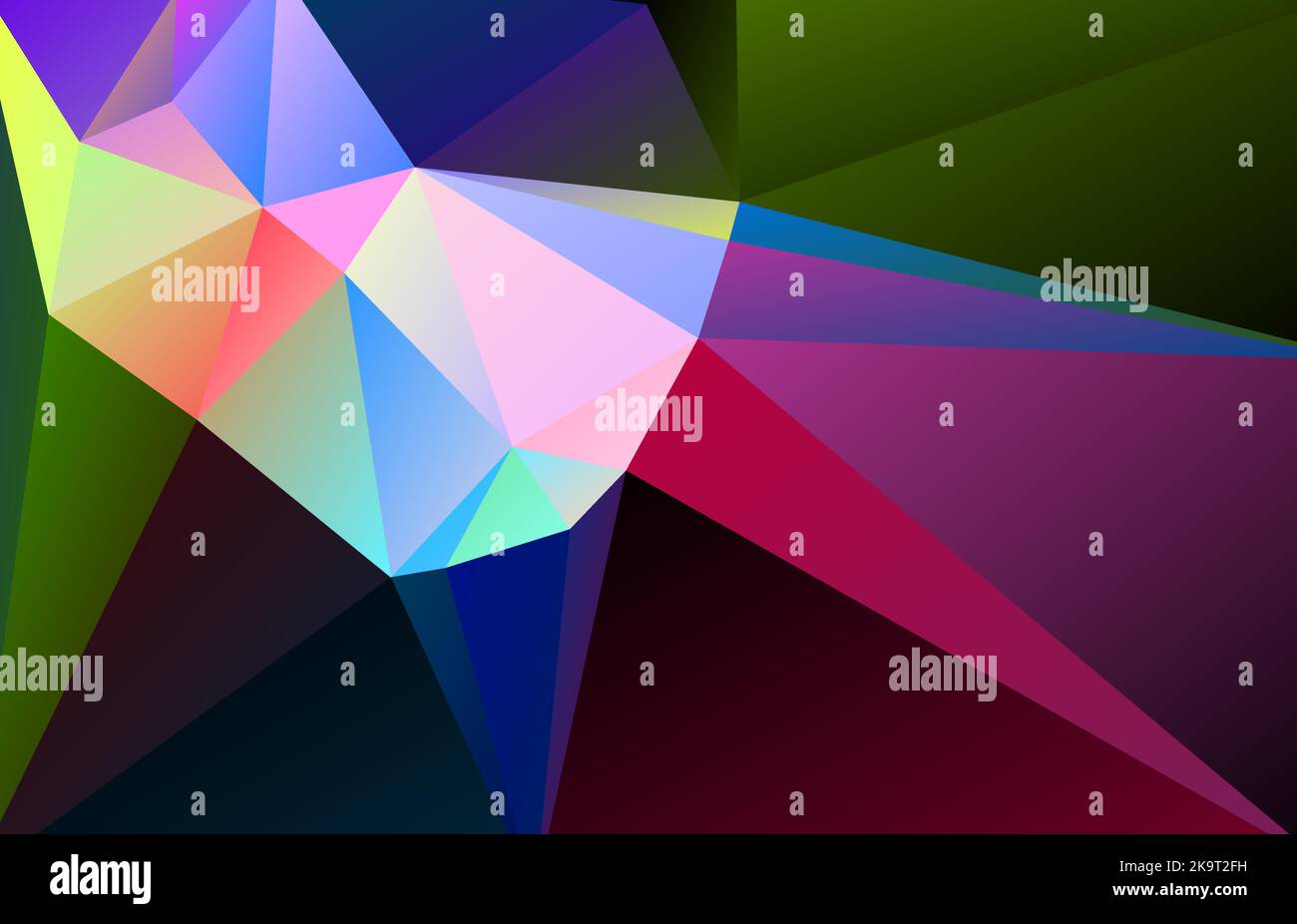 Abstract decorative vector background with triangular polygons Stock ...