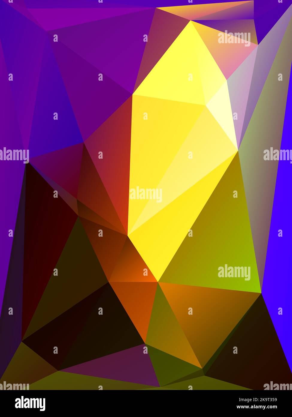 Abstract decorative vector background with triangular polygons Stock ...