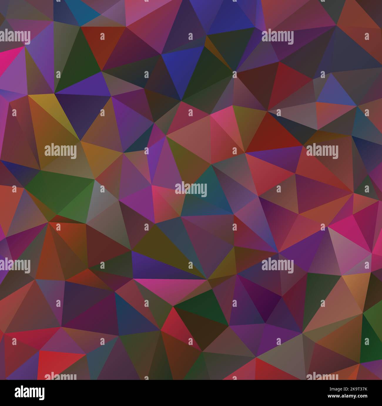 Abstract decorative vector background with triangular polygons Stock ...