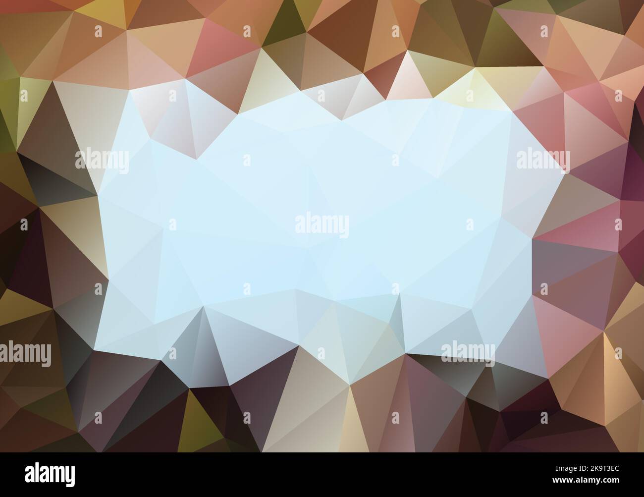 Abstract decorative vector background with triangular polygons Stock ...