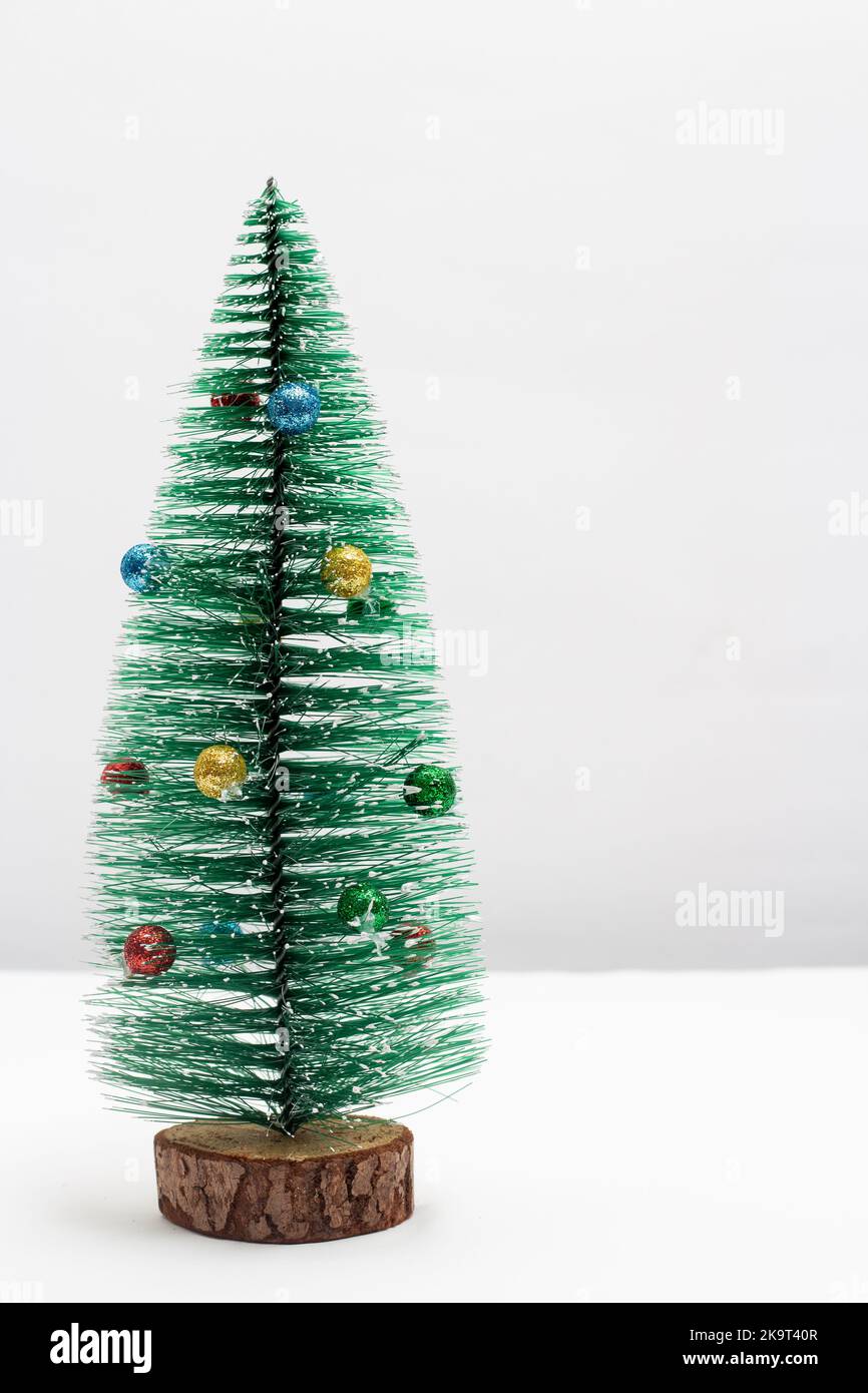Decoration christmas concept, Tree christmas decorating with colorful