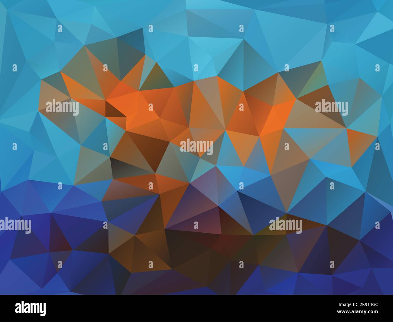 Abstract decorative vector background with triangular polygons Stock ...