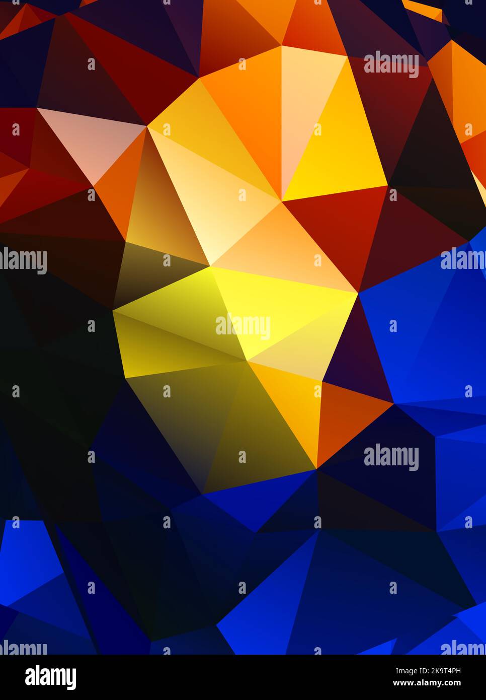 Abstract decorative vector background with triangular polygons Stock ...