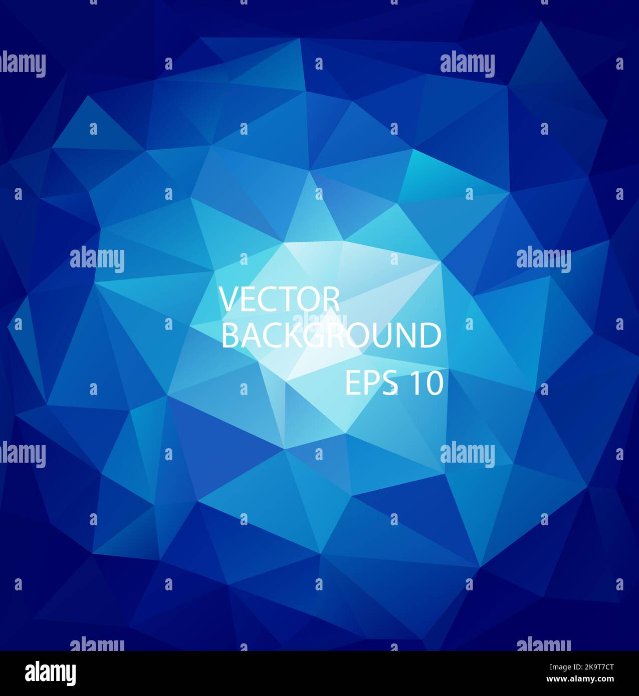 Abstract decorative vector background with triangular polygons Stock ...