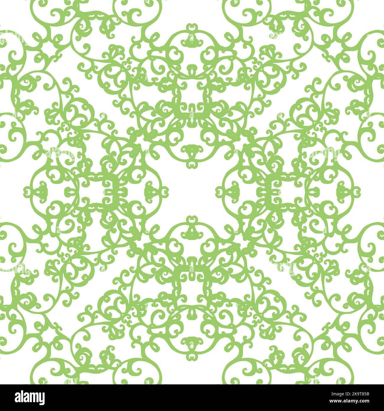 Seamless colorful pattern with ornaments. Stylized decorative shapes. Stock Vector