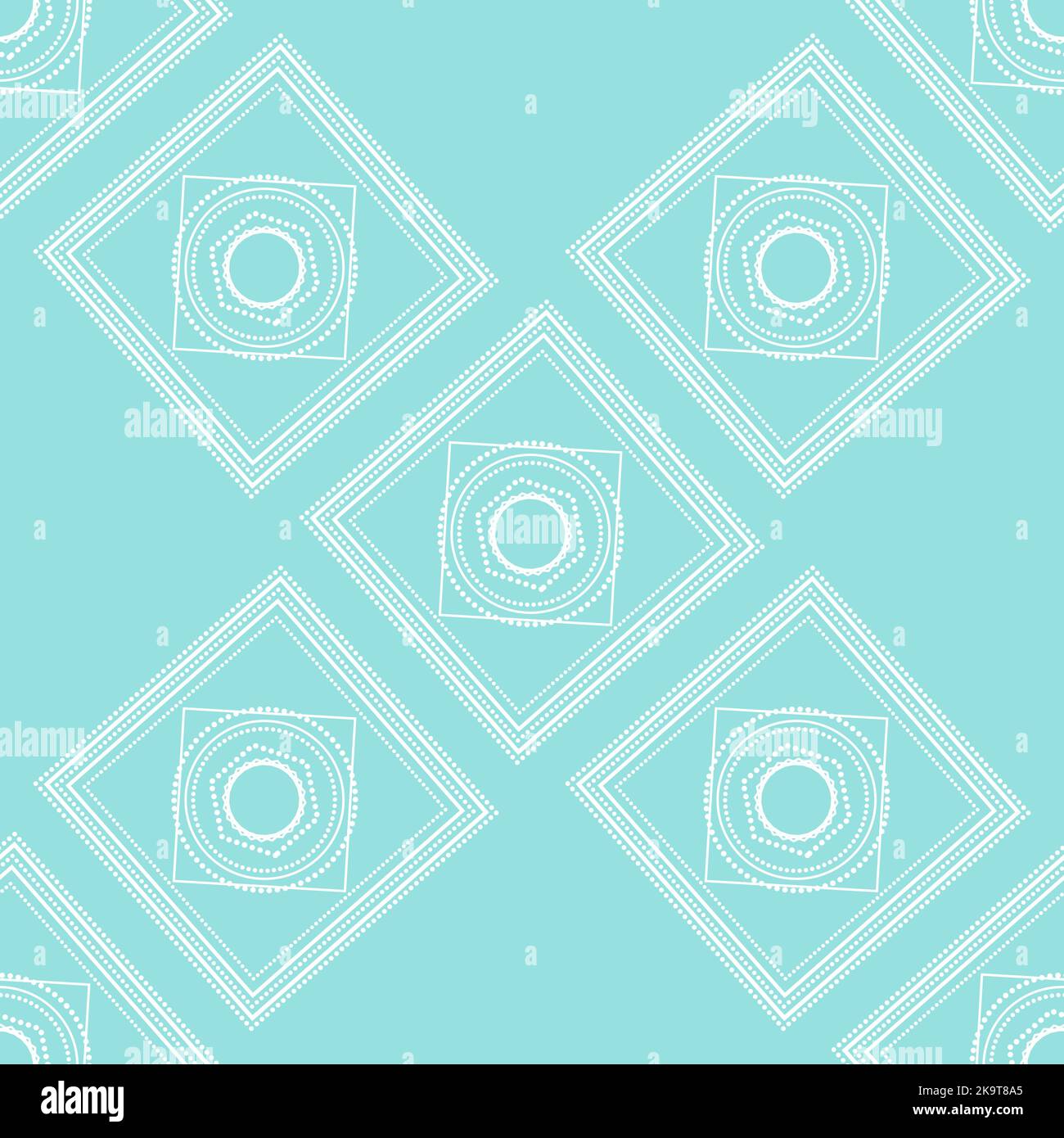 Seamless colorful pattern with rhombuses. Stylized decorative shapes. Stock Vector