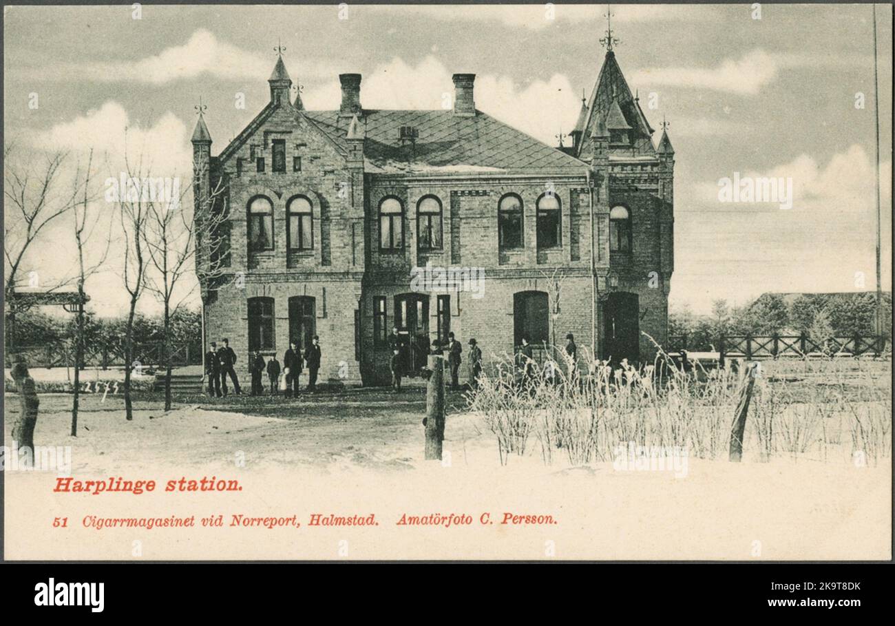 The Harplinge railway station. Stock Photo