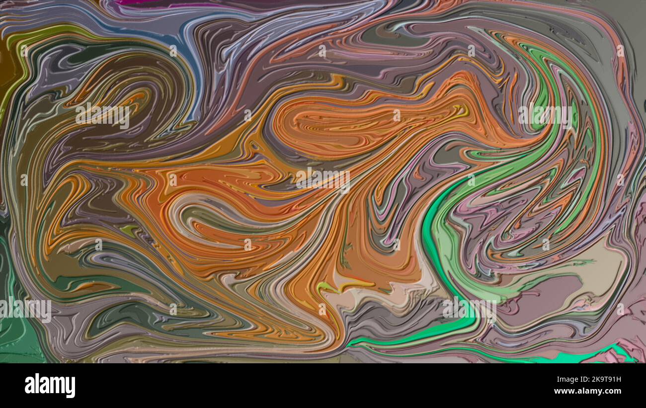 Abstract 3D colorful liquid as background Stock Photo - Alamy