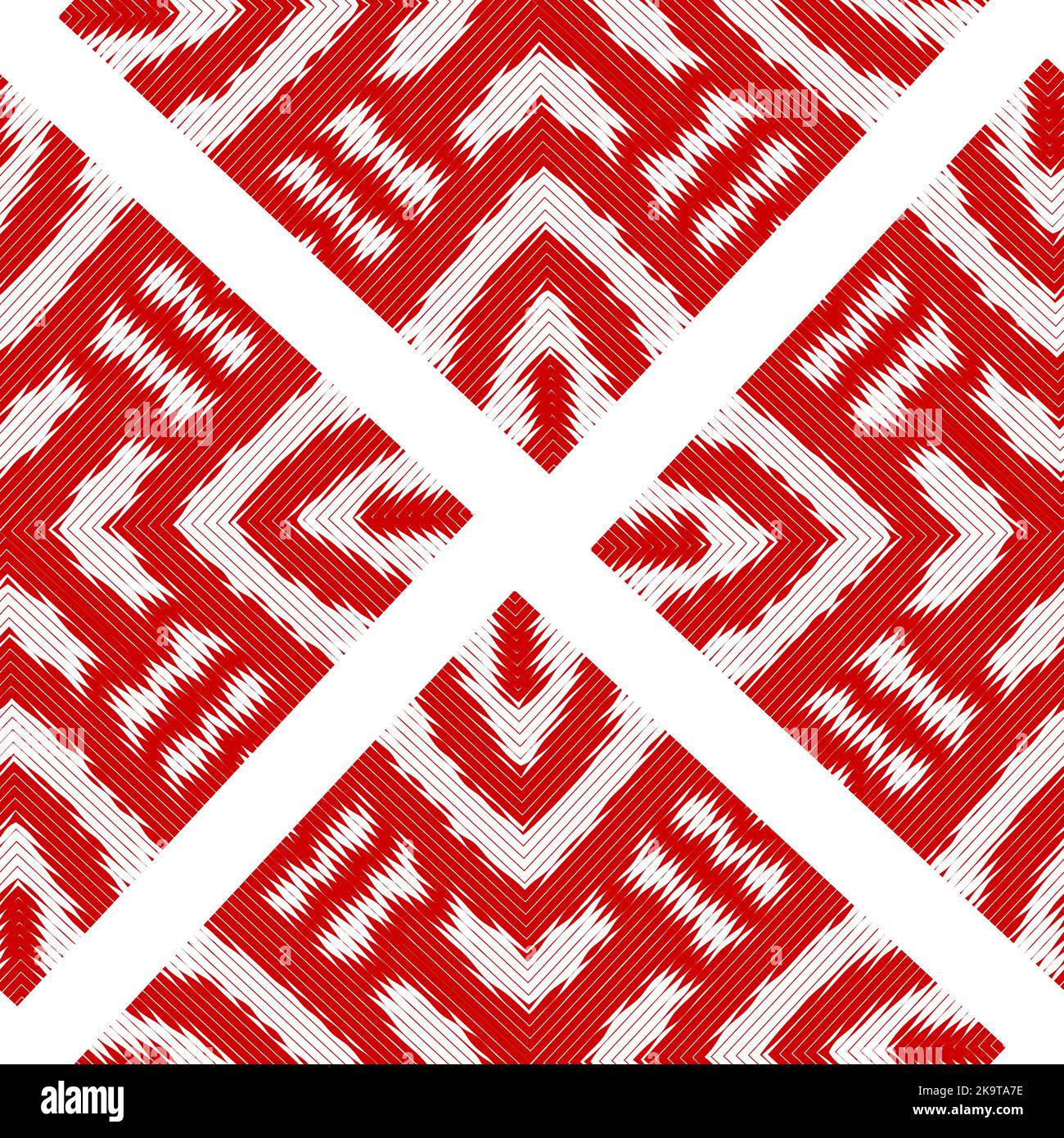 Seamless colorful pattern with rhombuses. Stylized decorative shapes. Stock Vector