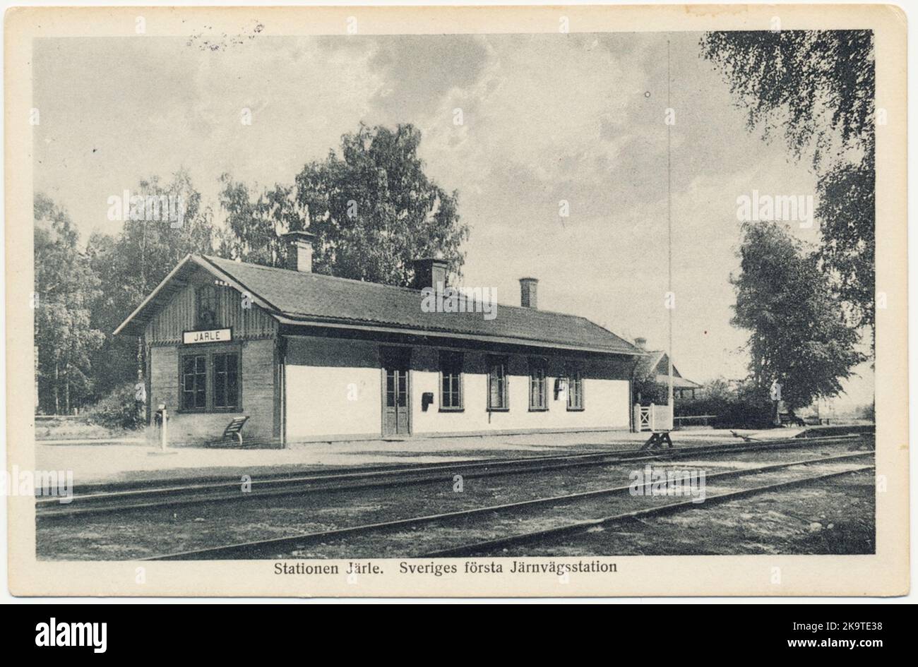 Sweden's oldest railway station Järle Stock Photo Alamy