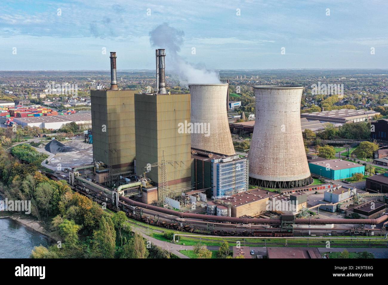 Gasfired power plant in Duisburg, consisting of 2 units with 320