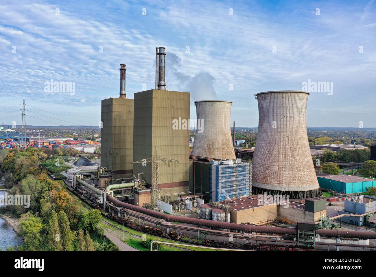 Gasfired power plant in Duisburg, consisting of 2 units with 320