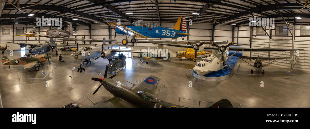 Pby Museum H5 building at the Pima Air and Space Museum containing a PB4Y, PBY ...