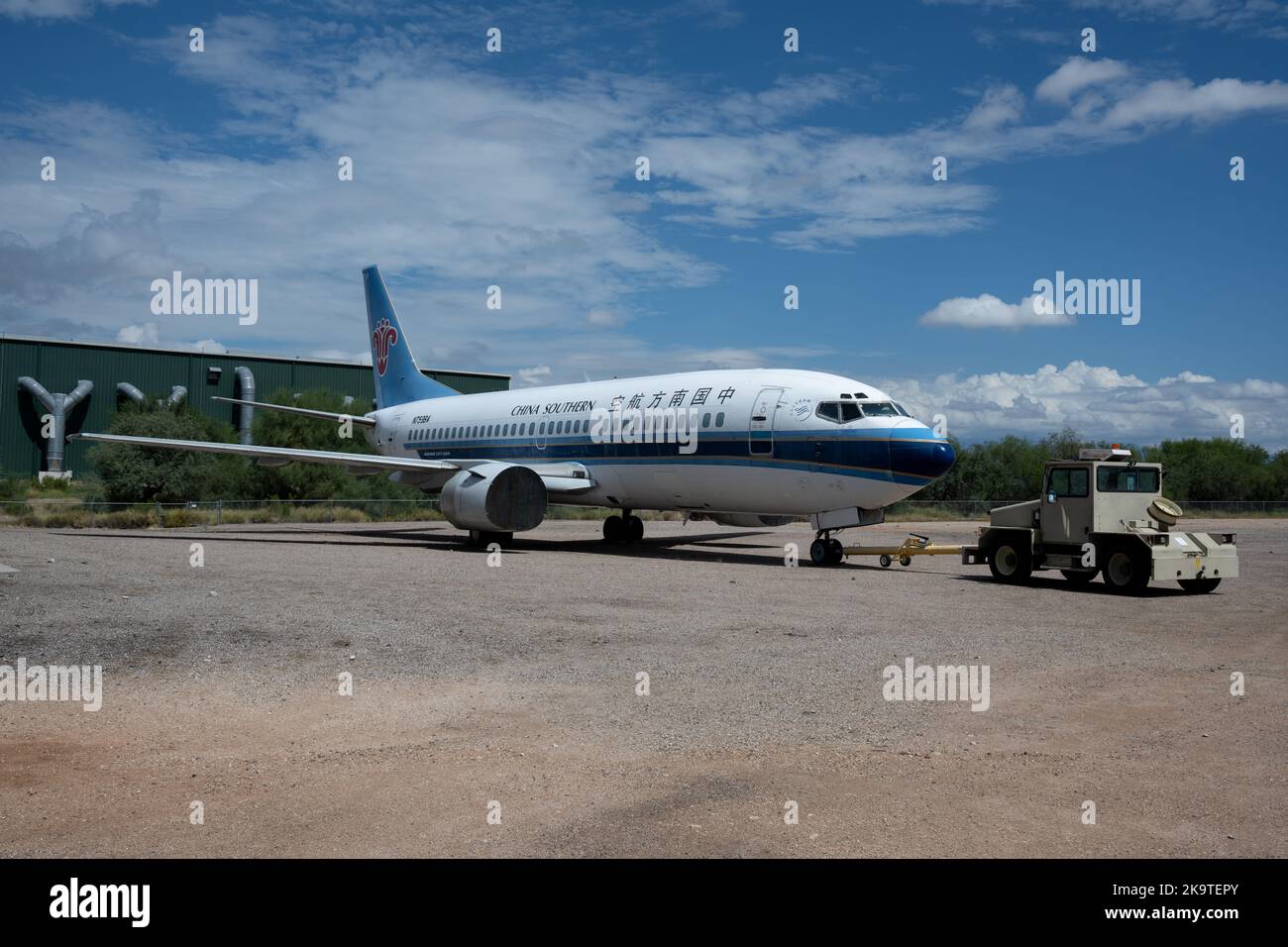 A China Southern Boeing 737-300 on display at the Pima Air and Space Museum Stock Photo