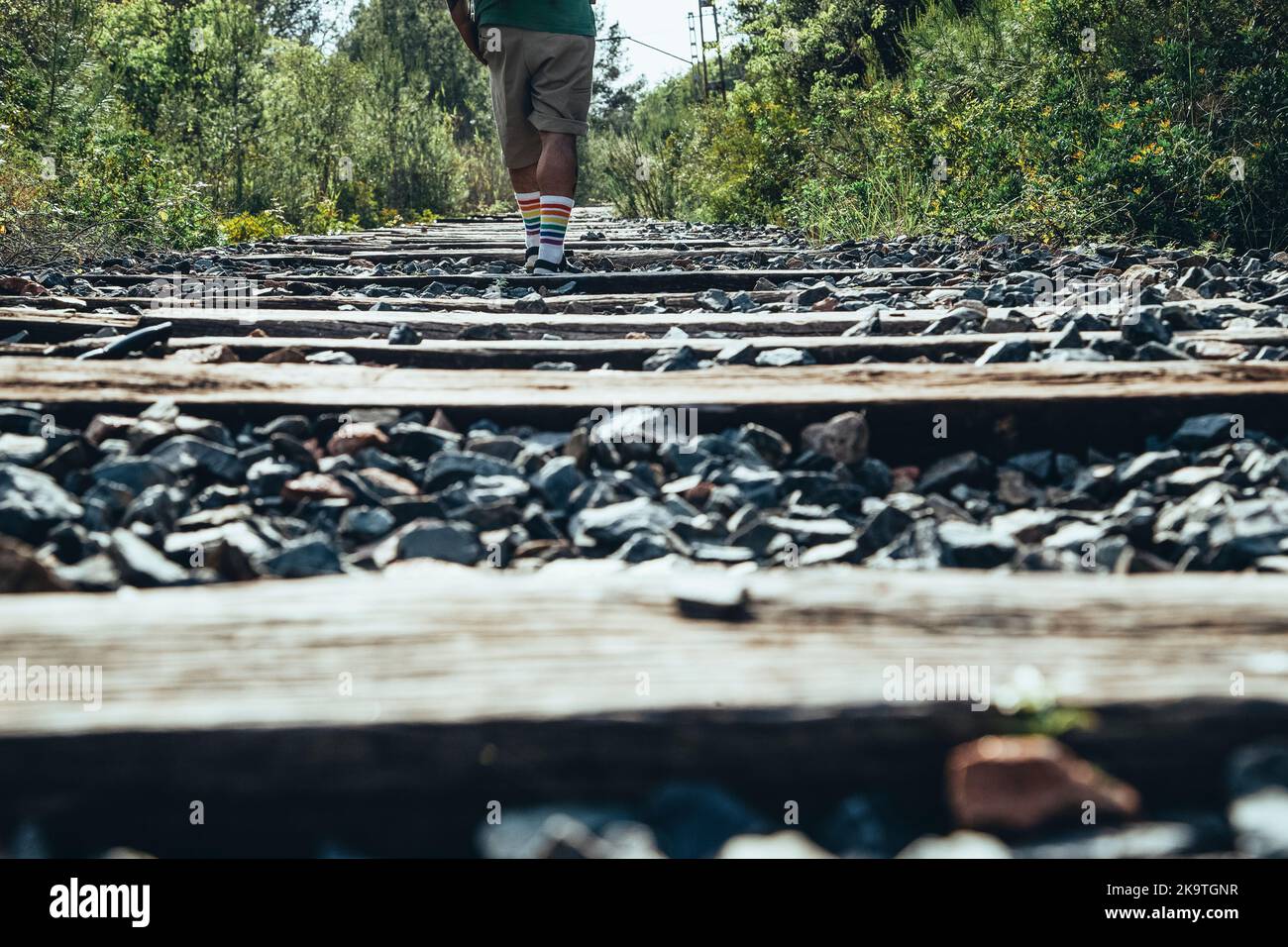 Rear view unrecognizable person hi-res stock photography and images - Alamy