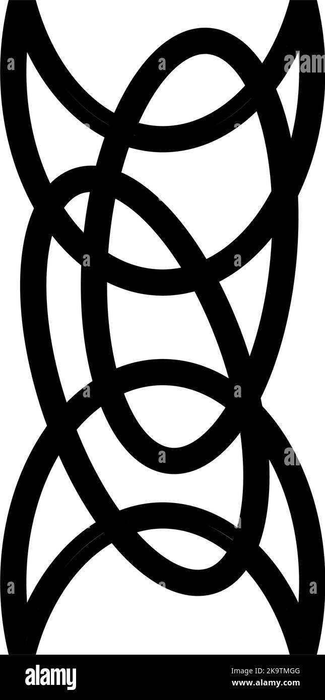 rope chain line icon vector illustration Stock Vector Image & Art - Alamy