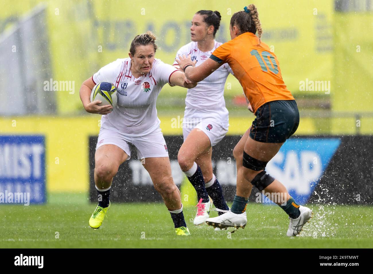 England's Marlie Packer during the Women's Rugby World Cup Quarter-final match at Waitakere Stadium in Auckland, New Zealand. Picture date: Sunday October 30, 2022. Stock Photo