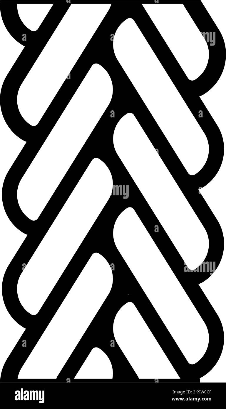 spiga wheat chain line icon vector illustration Stock Vector Image ...