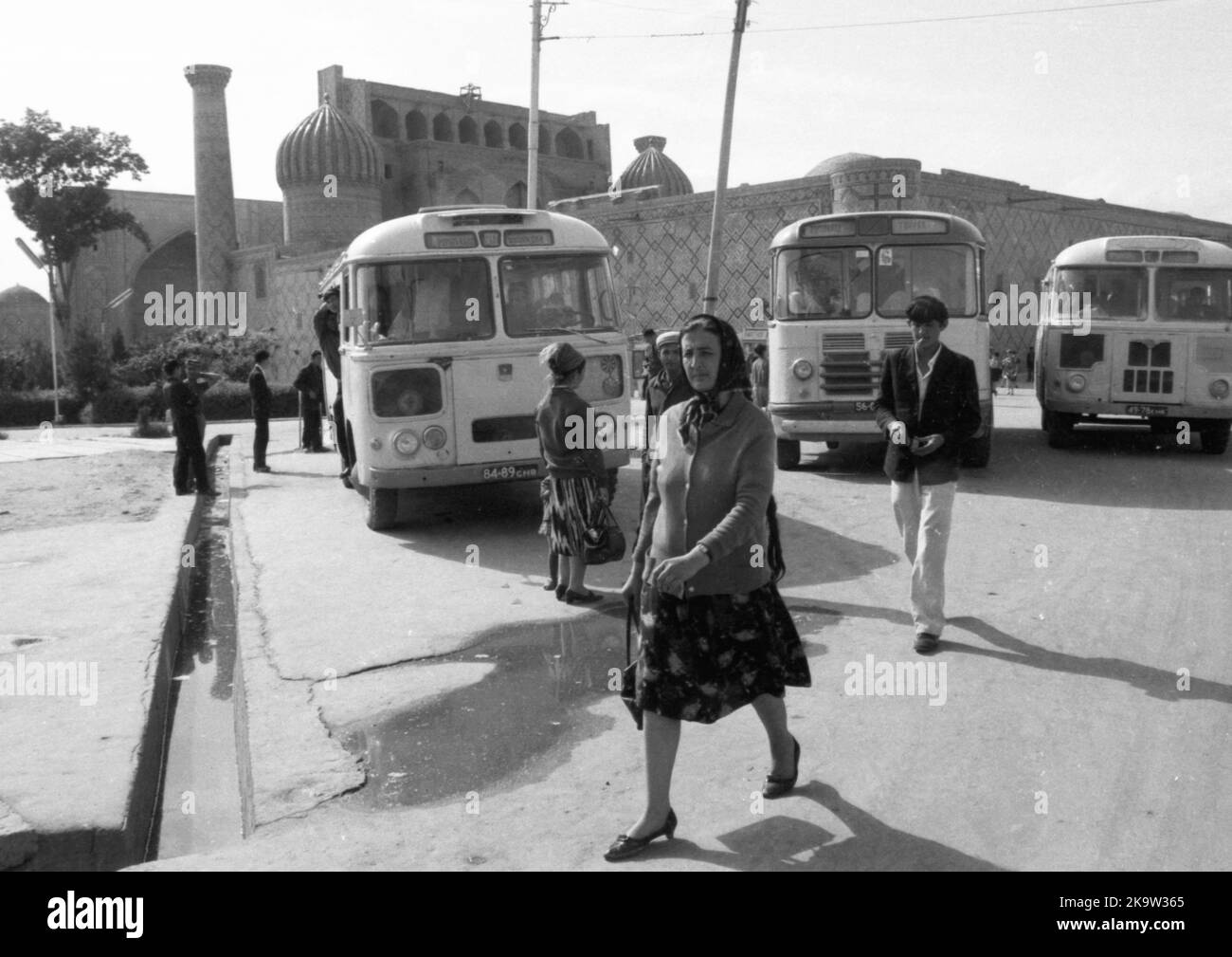 Impressions from the USSR 1972, UZB, Uzbekistan Stock Photo