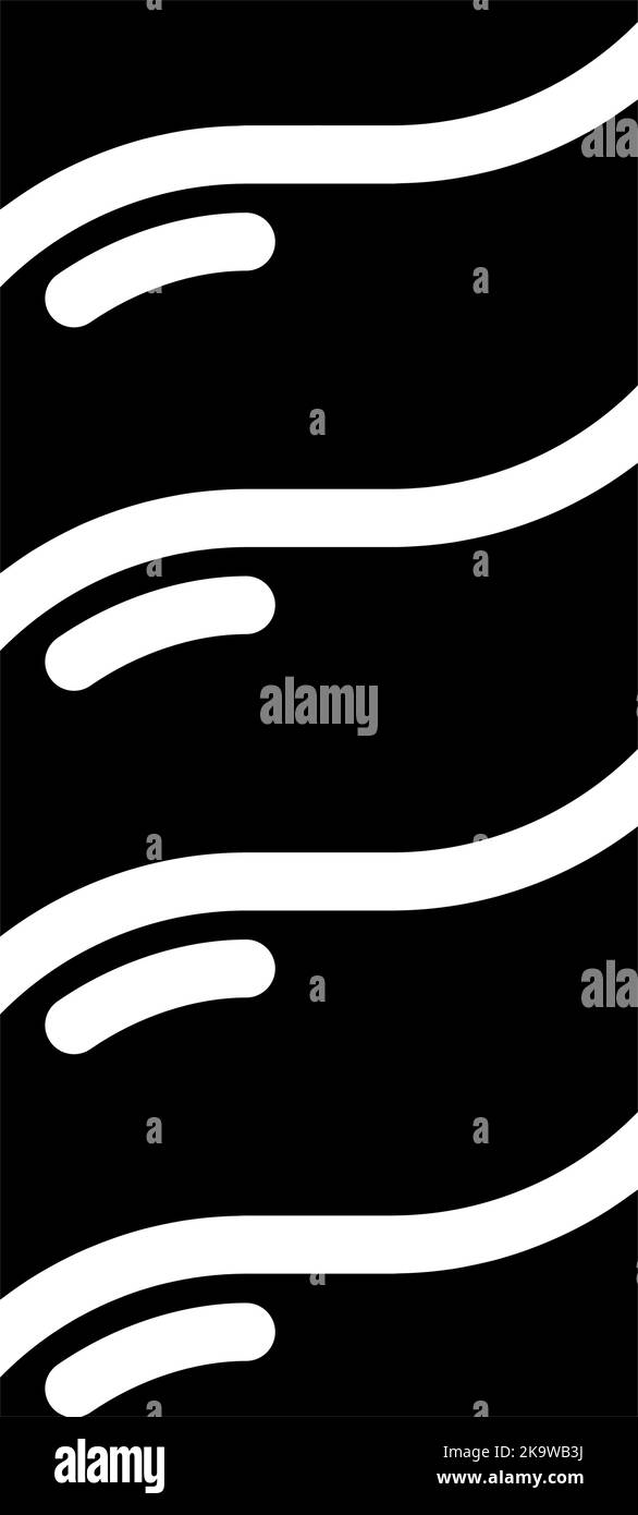 snake chain glyph icon vector illustration Stock Vector Image & Art - Alamy