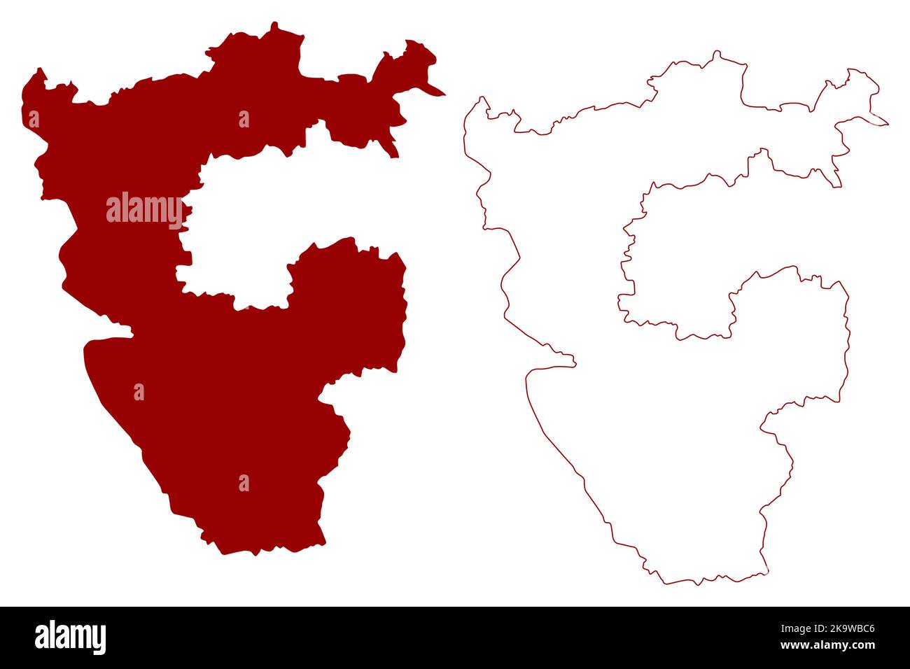 North East Derbyshire local government district (United Kingdom of