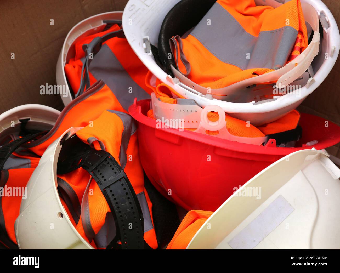 Industrial safety helmets hi-res stock photography and images - Alamy