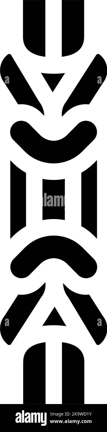 byzantine chain glyph icon vector illustration Stock Vector Image & Art ...
