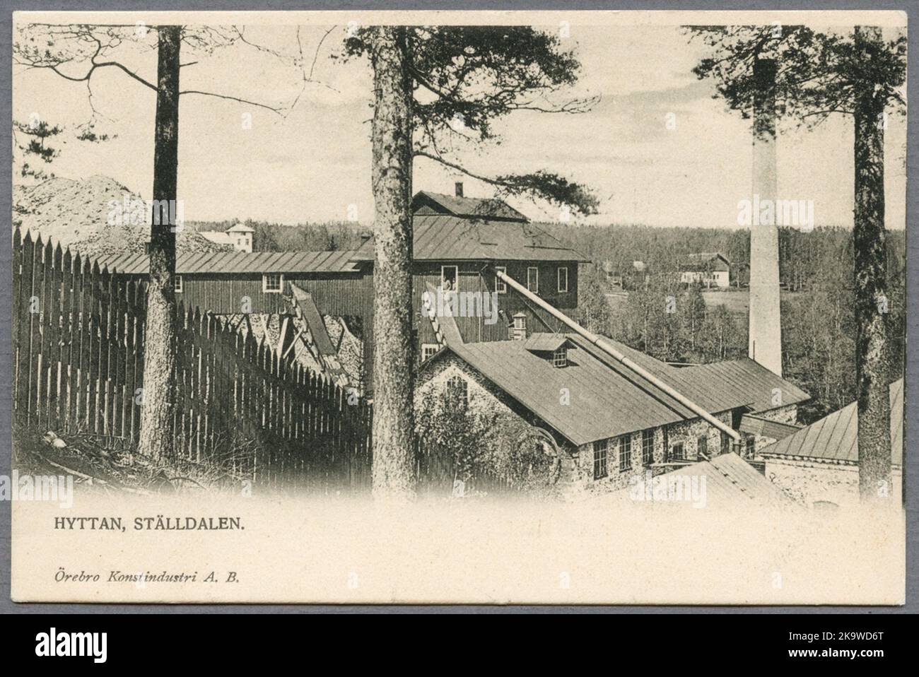 The cabin in Ställdalen Stock Photo - Alamy