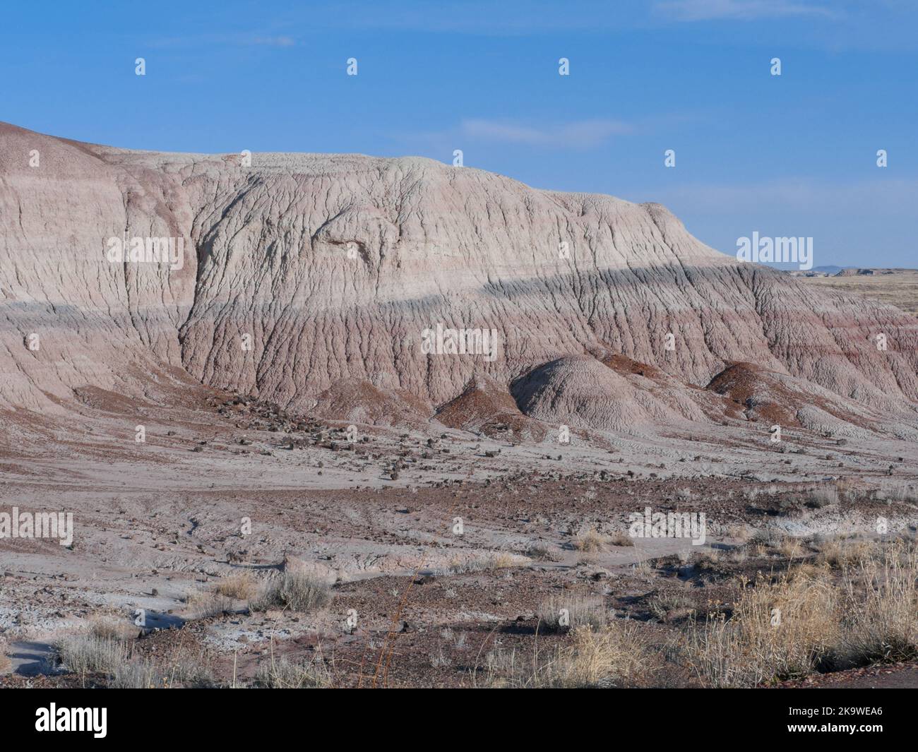 Painted Desert National Park badlands from Main Park Road Stock Photo