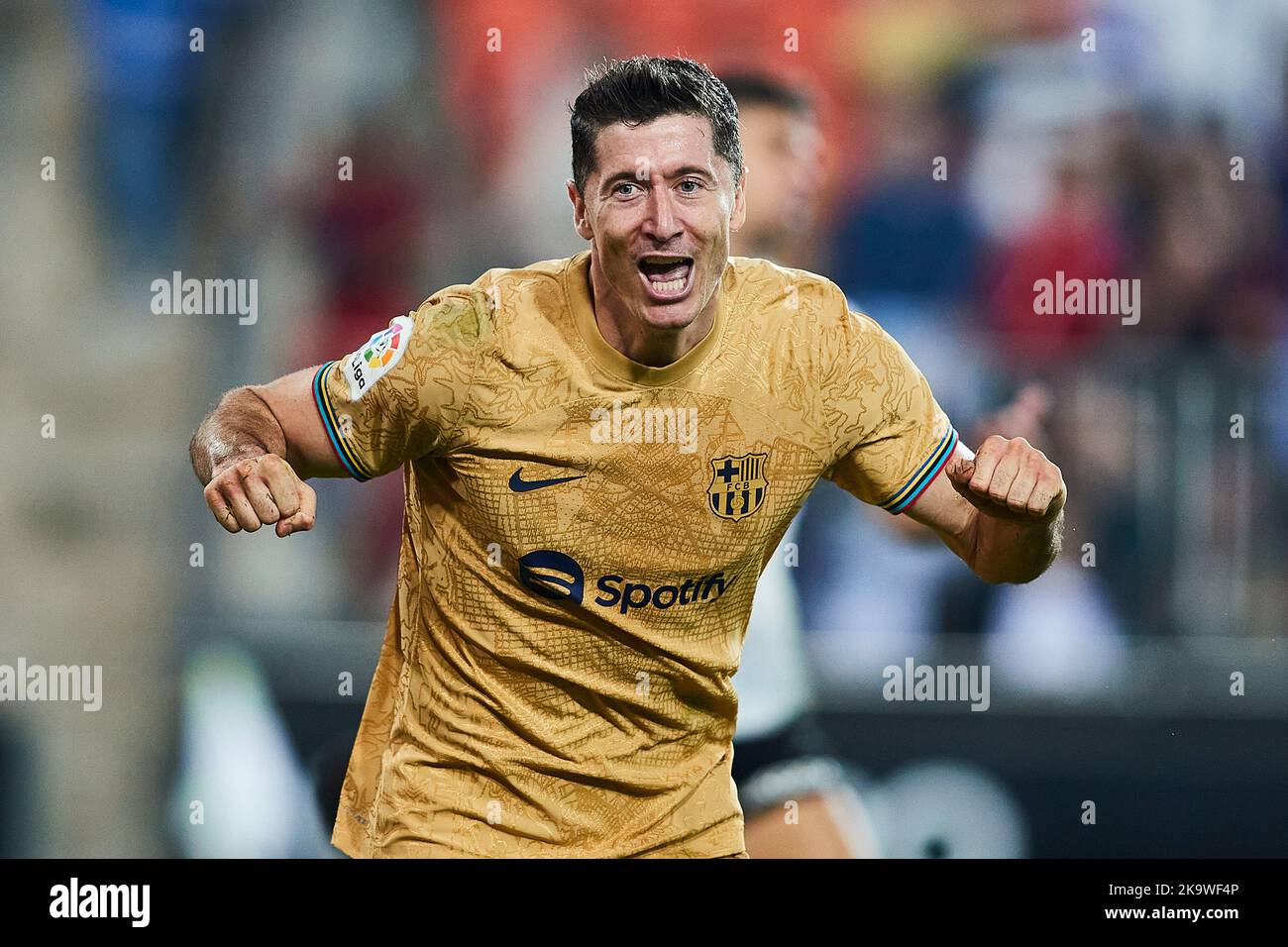 Goal of Robert Lewandowski (FC Barcelona, #9 Stock Photo - Alamy