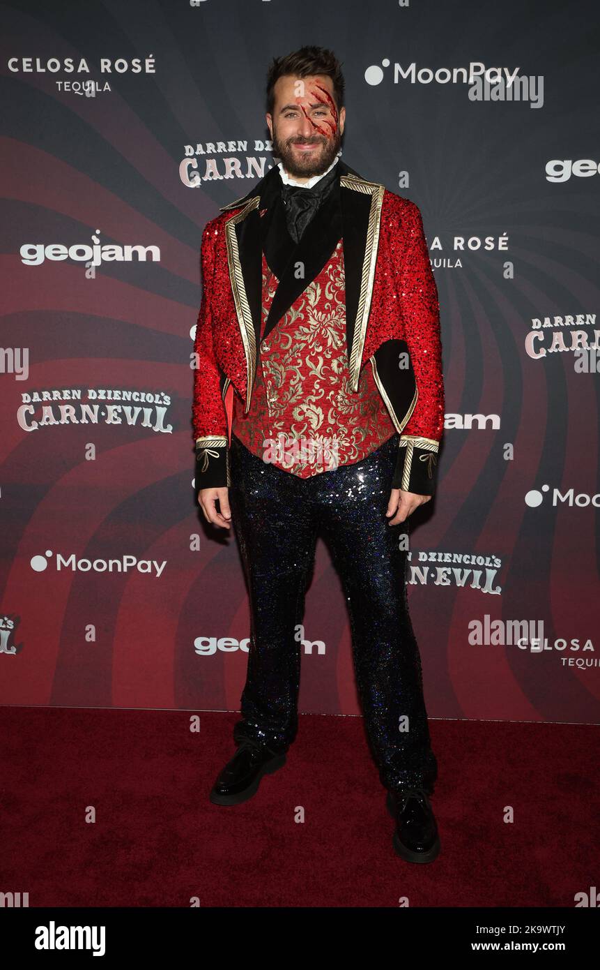 29 October 2022 -Los Angeles, California - Darren Dzienciol Dzienciol's