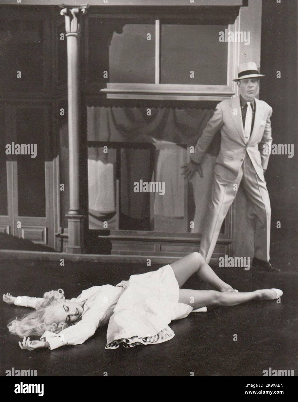 Still from MGM musical "The Band Wagon" scene from "Girl Hunt Ballet