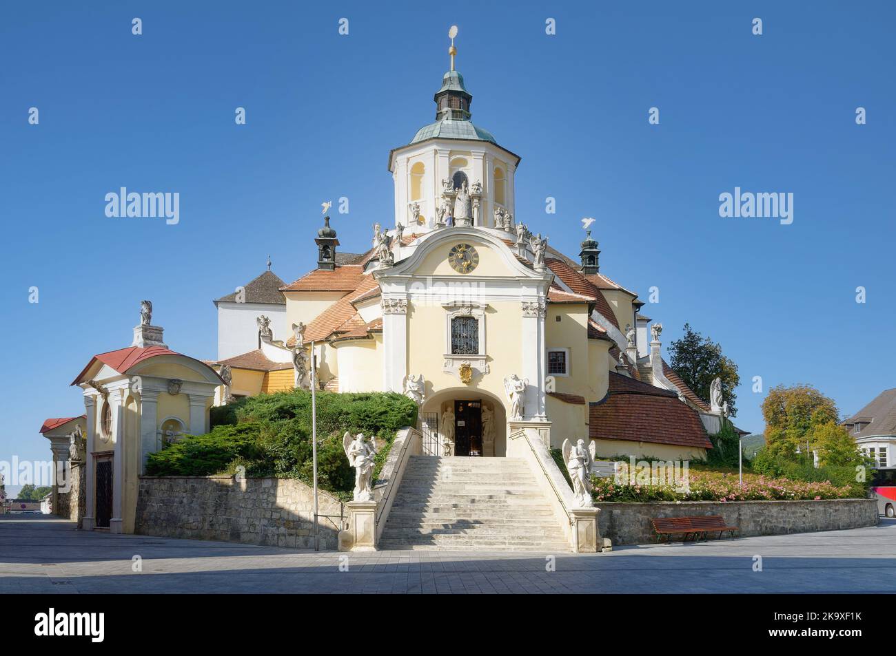 famous Haydn Church in Eisenstadt,Burgenland,Austria Stock Photo