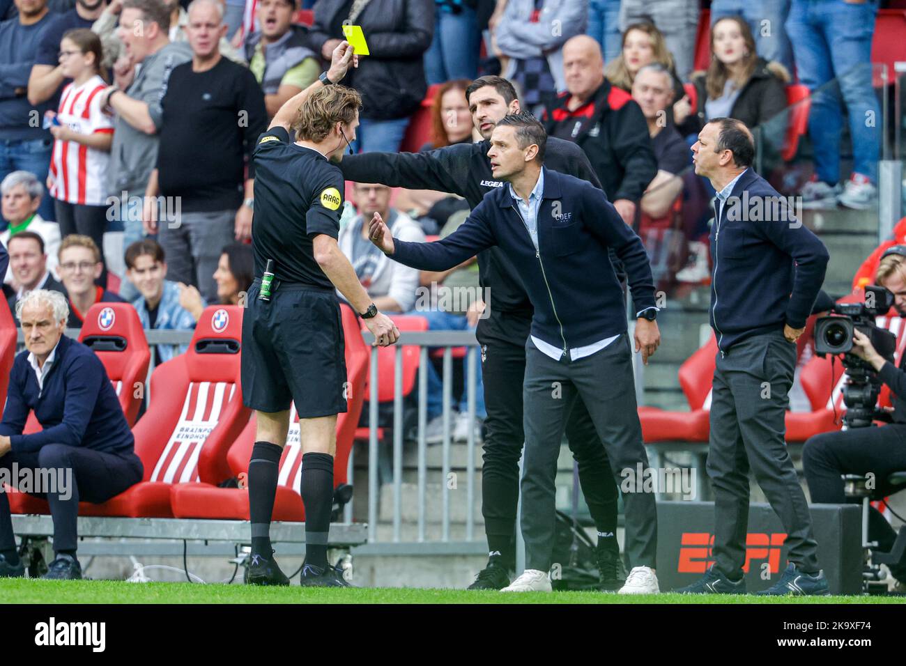 EINDHOVEN NETHERLANDS OCTOBER 30 Referee Martin Van Den Kerkhof eindhoven-netherlands-october-30-referee-martin-van-den-kerkhof