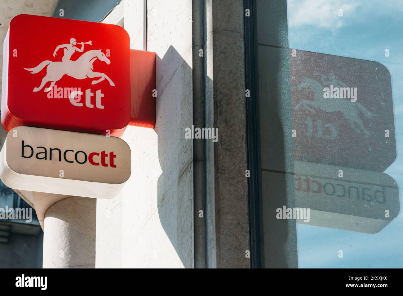 Portuguese Lottery Sign Jogos Santa Casa And Portugal Post Office CTT Pay  Shop Sign Outside A Newsagents Shop In Tavira Portugal Stock Photo - Alamy