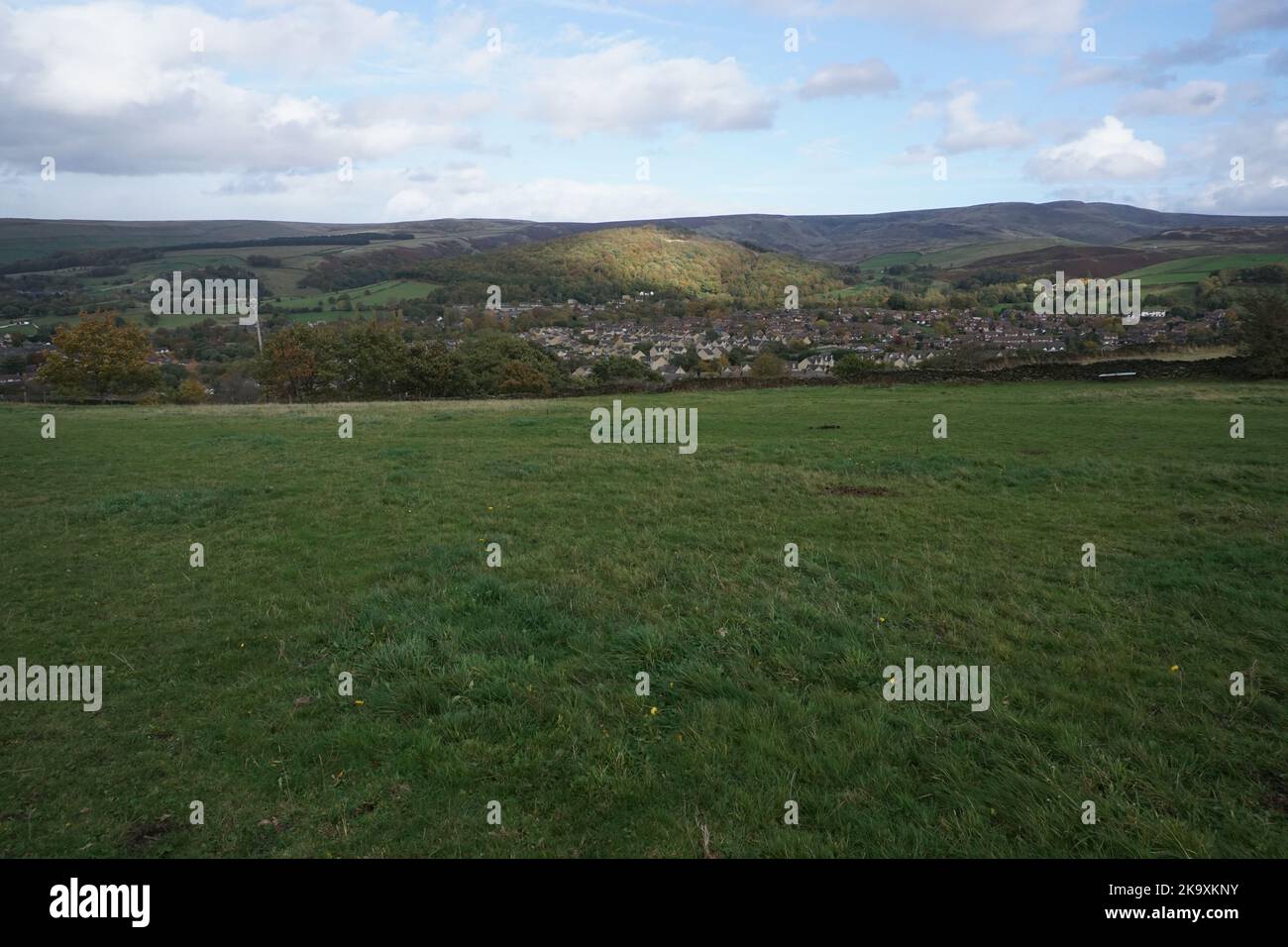 View of Glossop Stock Photo Alamy