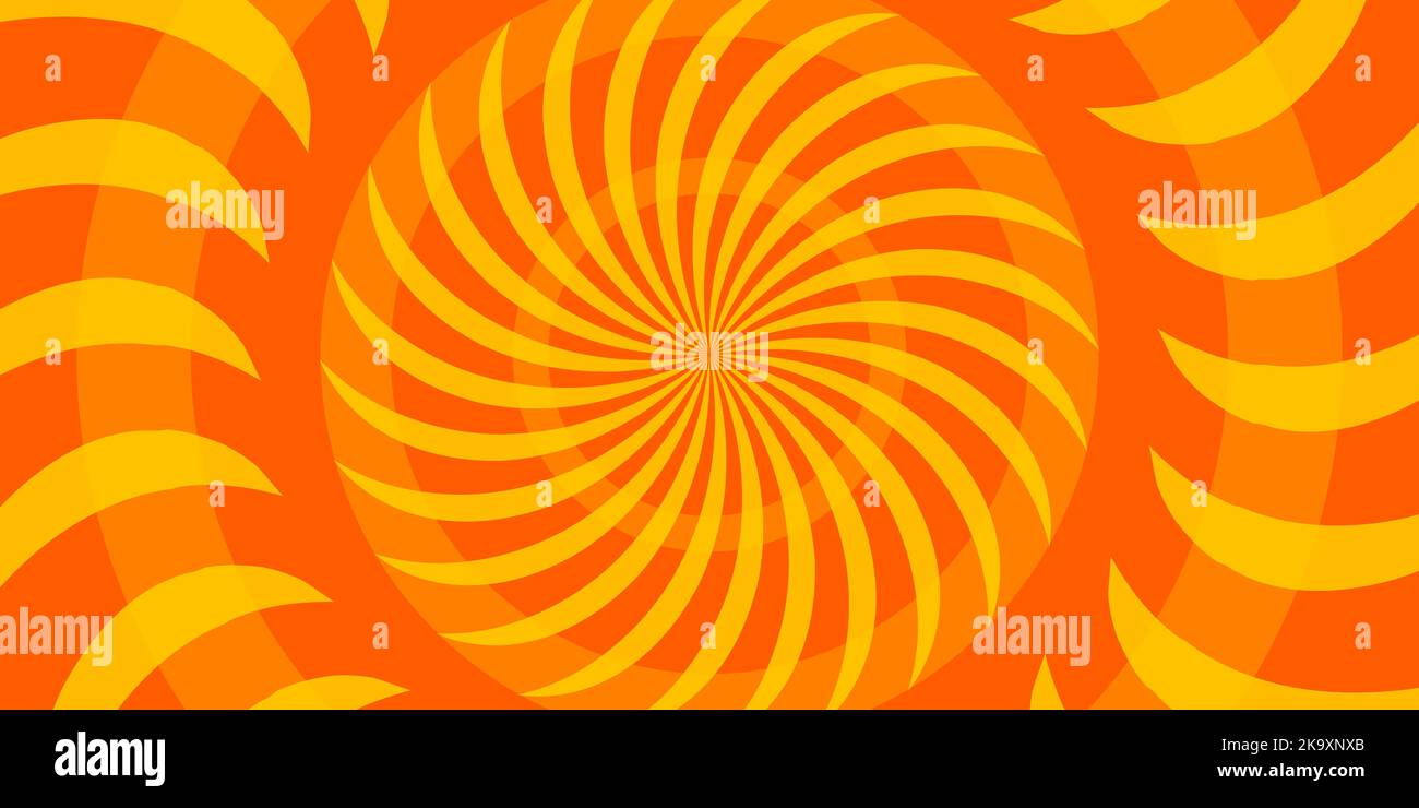 Geometric summer pattern with sunny abstract circle. Sun with rays. Vector illustration Stock Vector