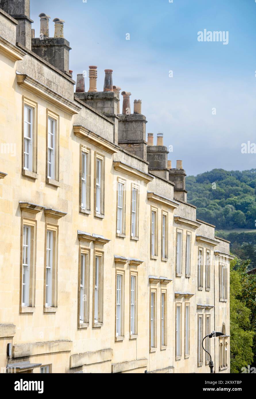A terrace in Bath UK Stock Photo Alamy
