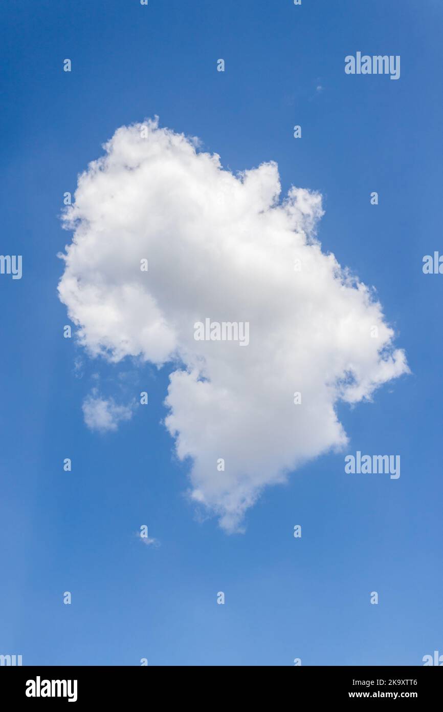 White cloud in the sky with a particular shape Stock Photo - Alamy