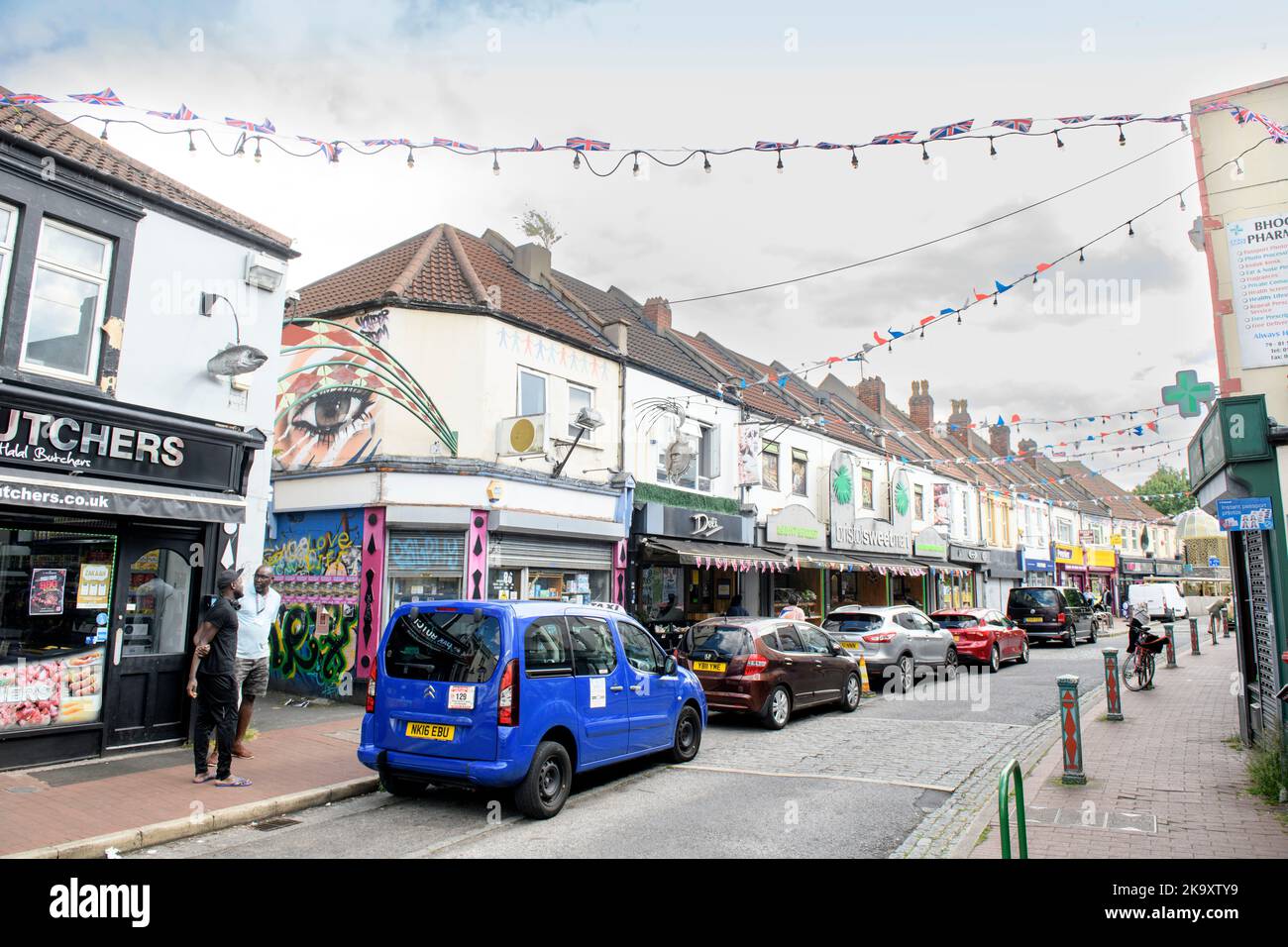St Mark's Road in Easton, Bristol UK Stock Photo Alamy