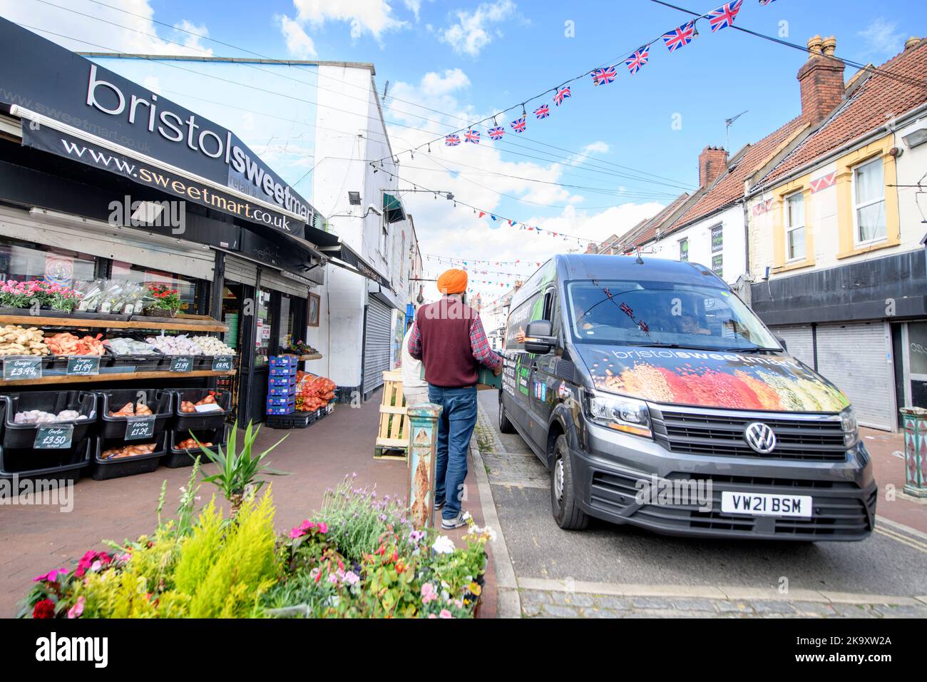 St Mark's Road in Easton, Bristol UK Stock Photo Alamy