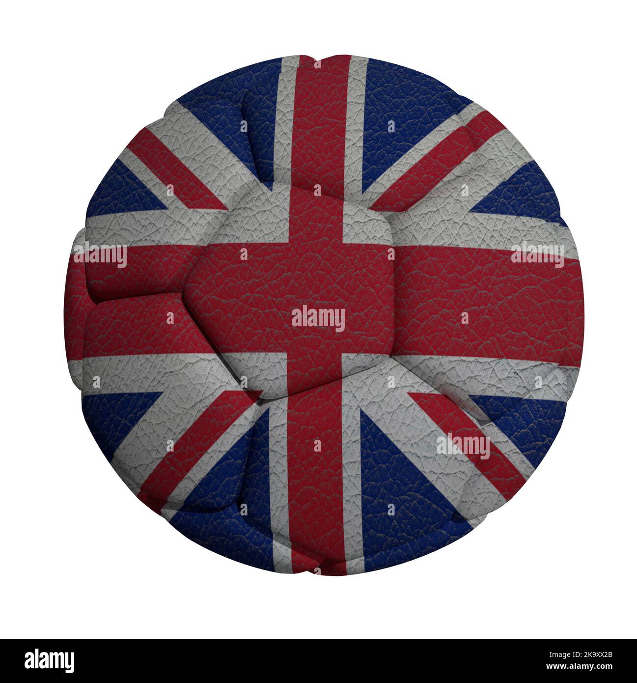 english england flag on soccer ball great britain football team