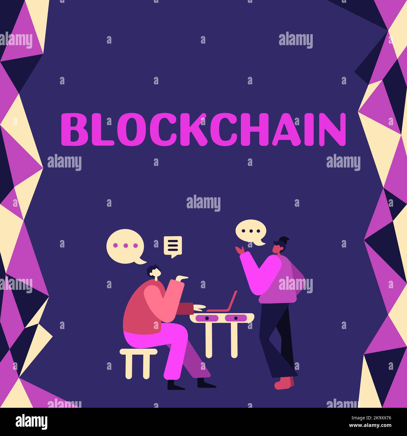 Text showing inspiration Blockchain. Conceptual photo Hollywood, refers