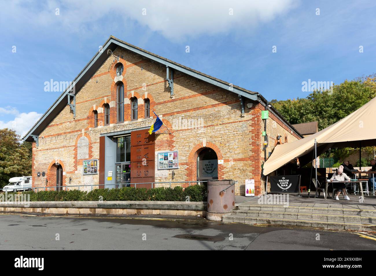 Cheese and Grain cafe and venue, Frome, Somerset, England, UK in