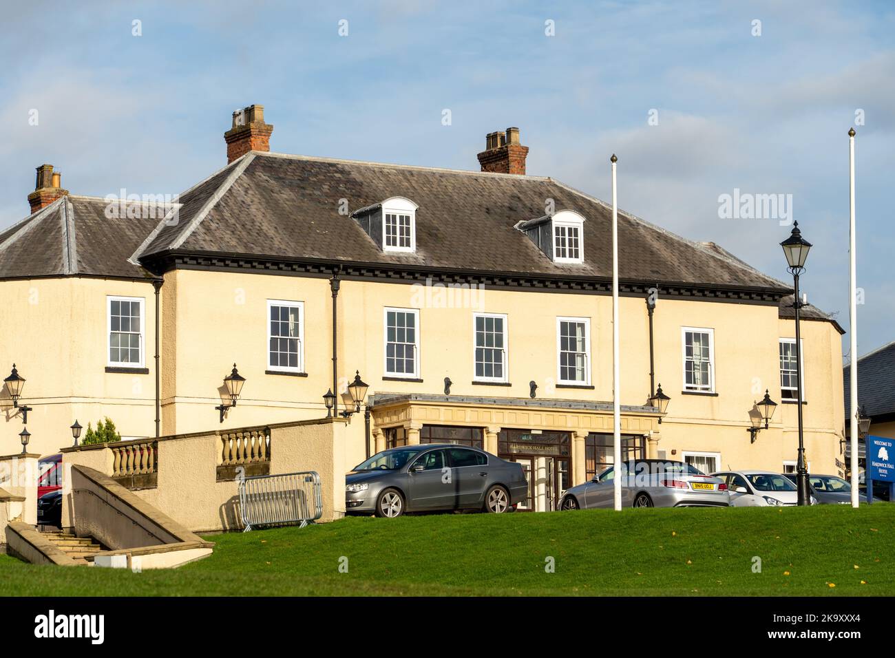 Hardwick Hall Hotel, also a wedding and conference venue, in Sedgefield, County Durham, UK. Stock Photo