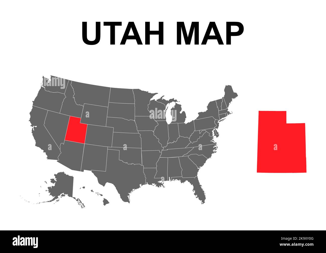 Utah Map Shape United States Of America Flat Concept Icon Symbol Utah Map Shape United States Of America Flat Concept Icon Symbol Vector Illustration 2K9XY0G