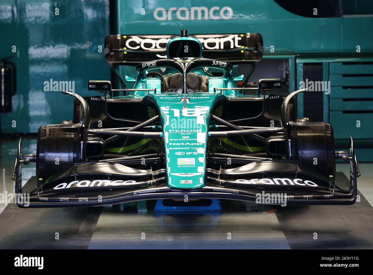 Aston Martin F1 Team AMR22. 30.10.2022. Formula 1 World Championship, Rd 20, Mexican Grand Prix, Mexico City, Mexico, Race Day.  Photo credit should read: XPB/Press Association Images. Stock Photo